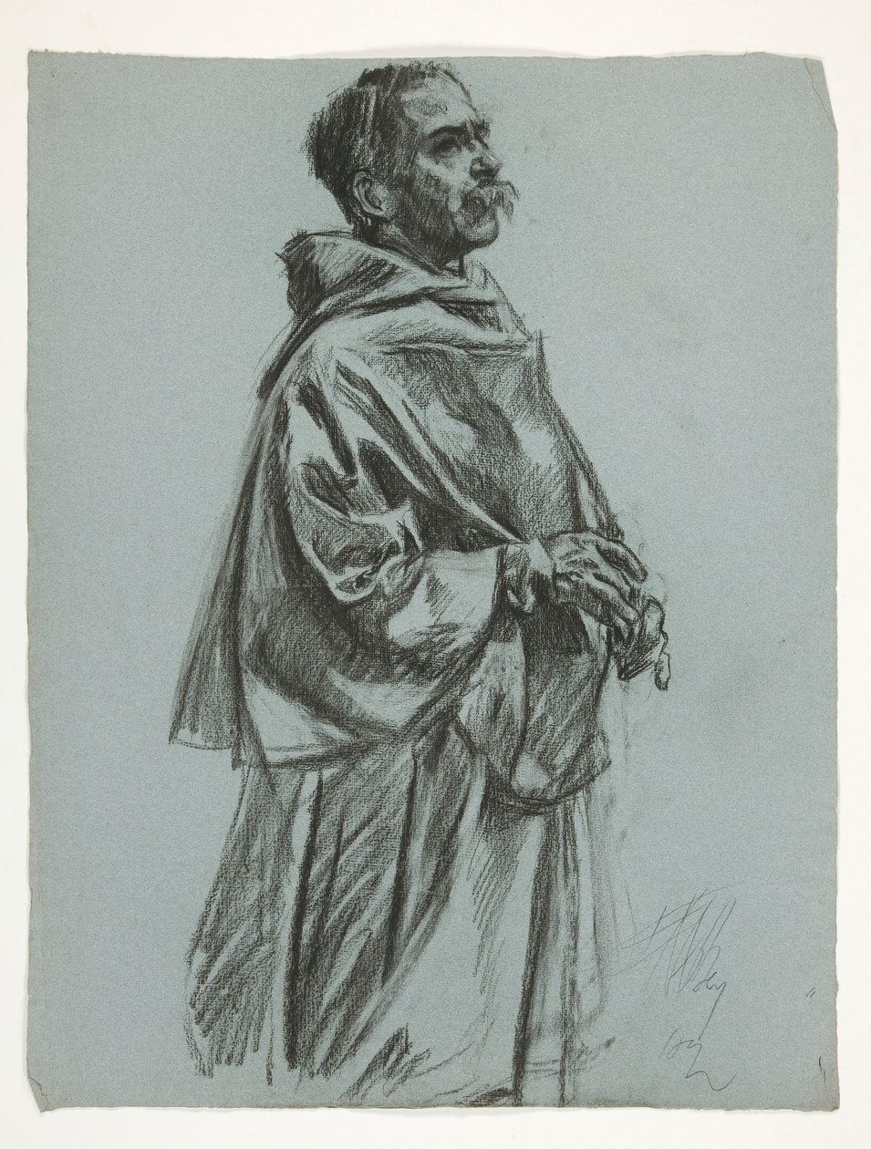 Estudio de figuras para el Rey Arturo de Edwin Austin Abbey