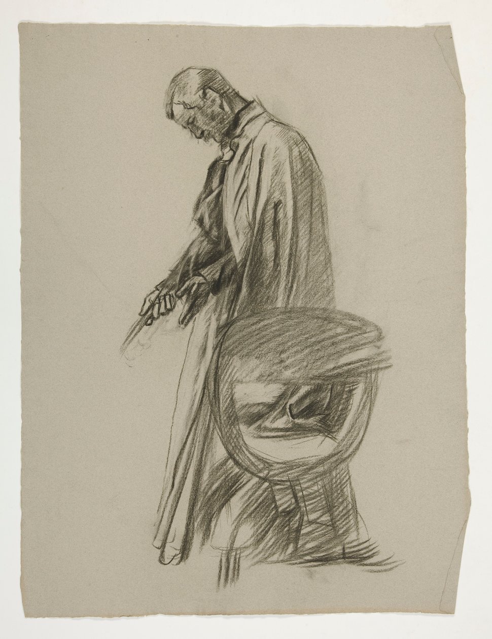 Estudio de figuras para el Rey Arturo de Edwin Austin Abbey
