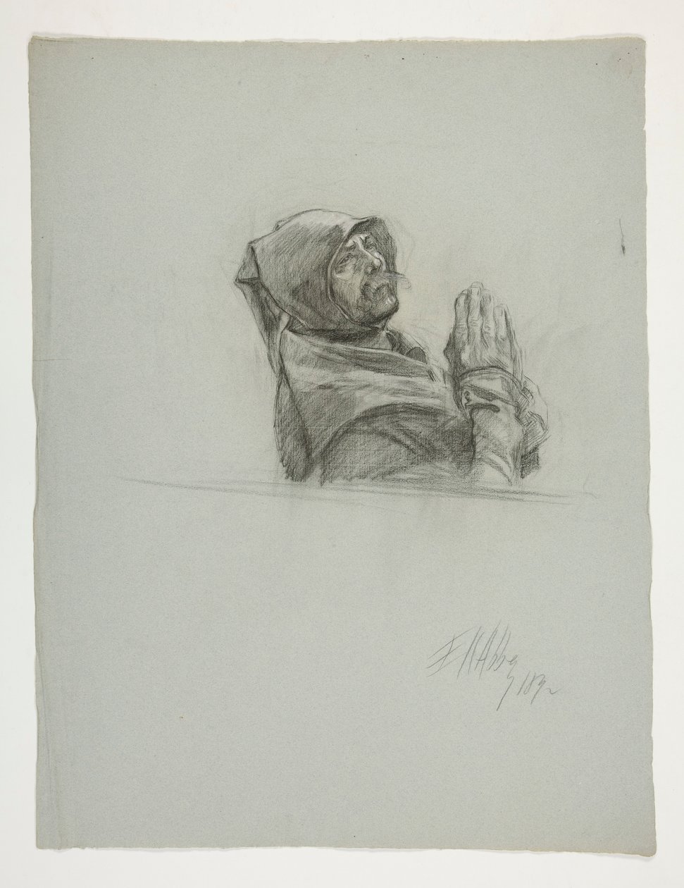 Estudio de figuras para el Rey Arturo de Edwin Austin Abbey