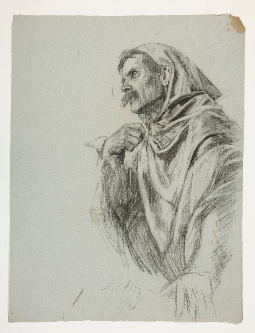 Estudio de figuras para el Rey Arturo de Edwin Austin Abbey