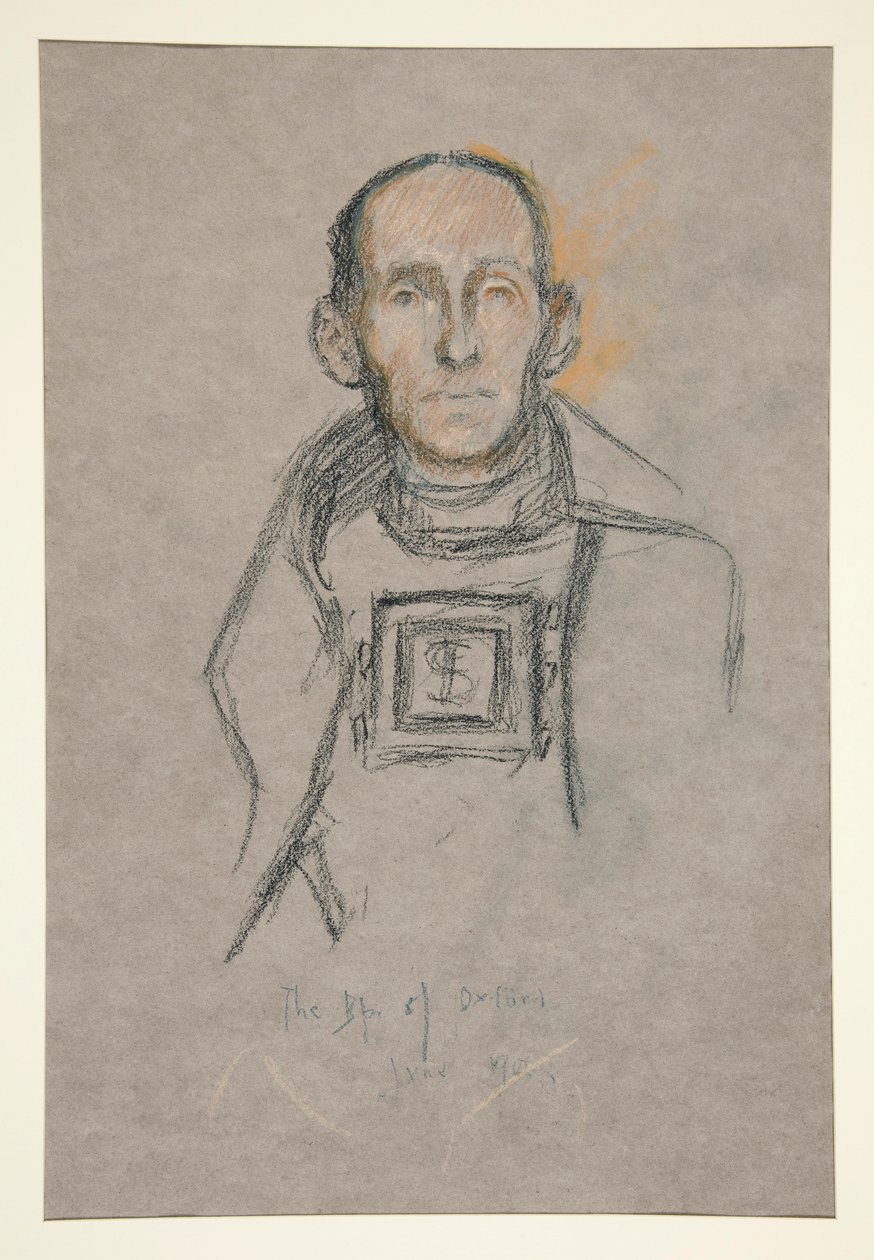 Cabeza y hombros, retrato de la coronación de Eduardo VII de Edwin Austin Abbey