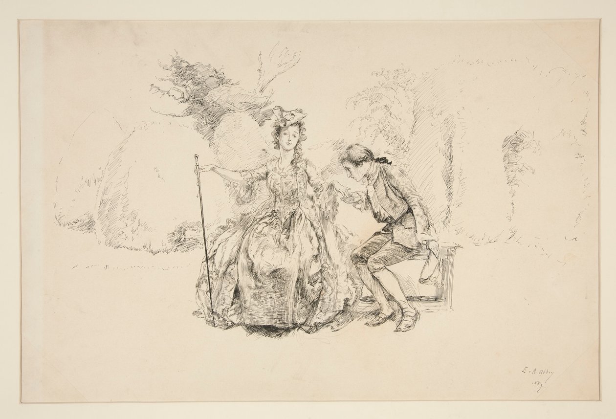 Ilustración para de Edwin Austin Abbey