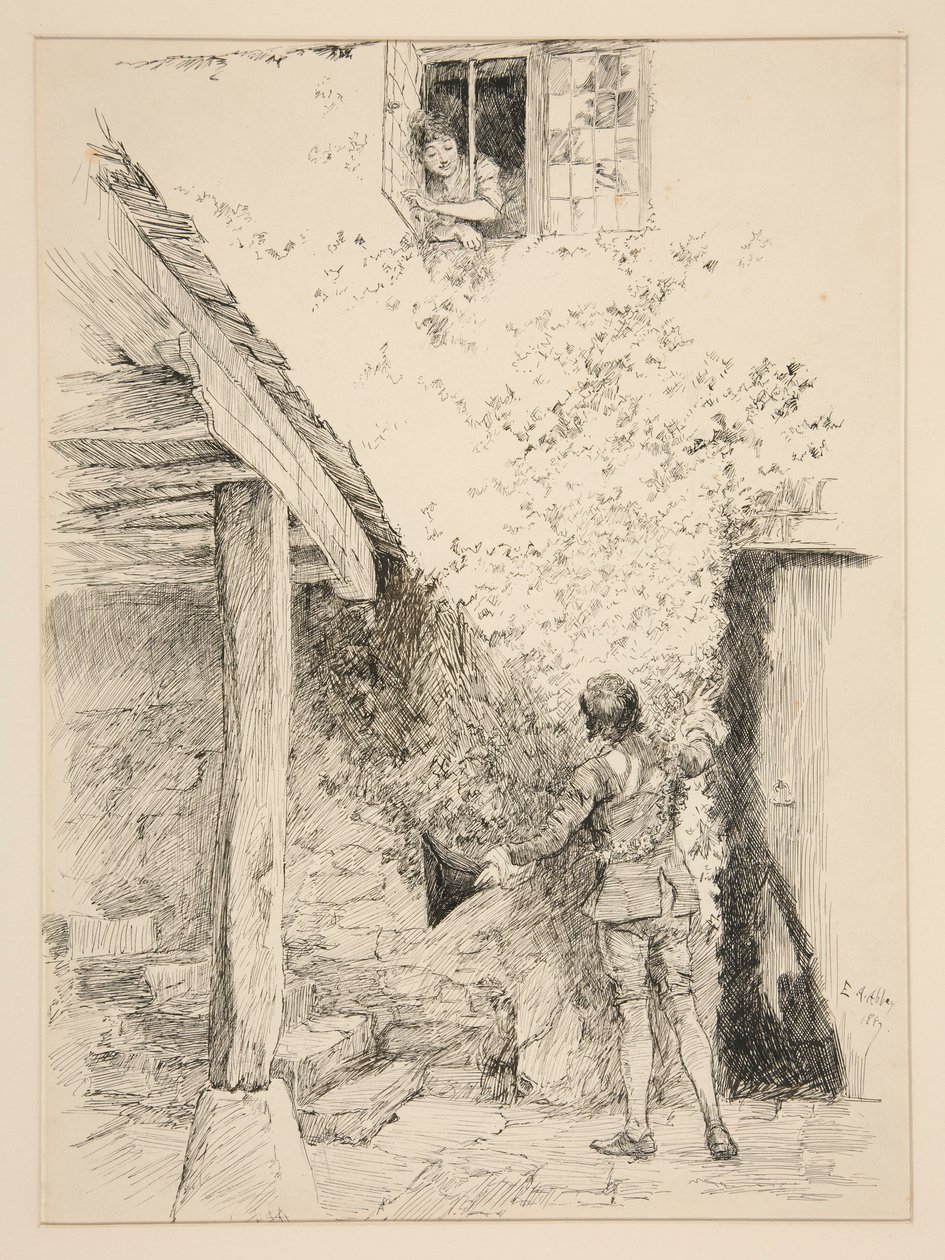 Ilustración para de Edwin Austin Abbey