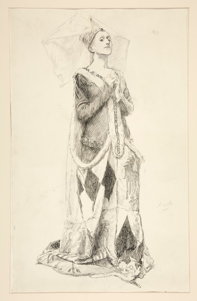Lady Anne Nevill, del rey Ricardo III de Edwin Austin Abbey