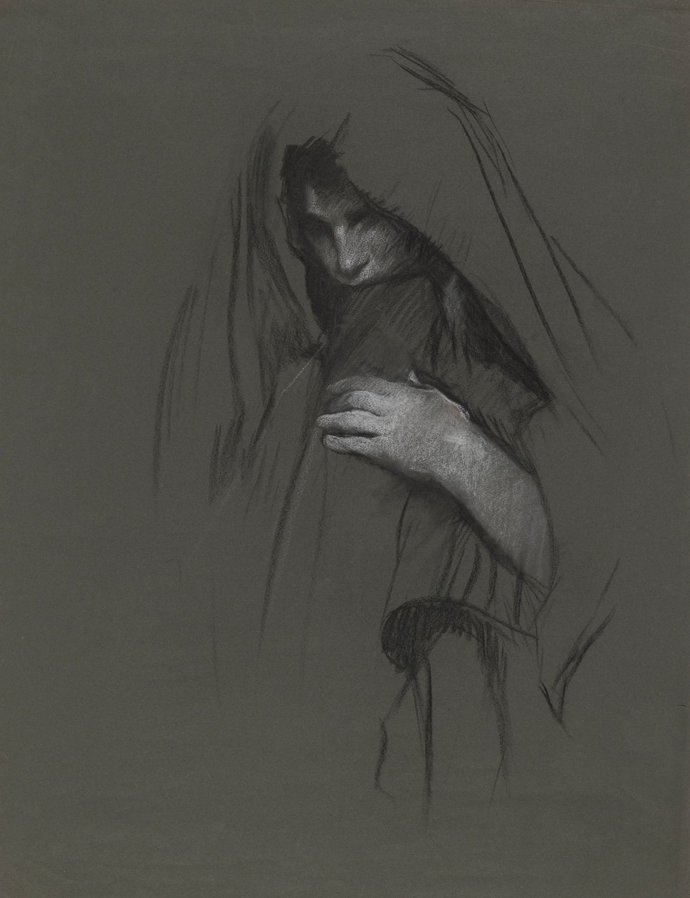 María, la Esposa de Cleofás, estudio para Las Tres Marías de Edwin Austin Abbey