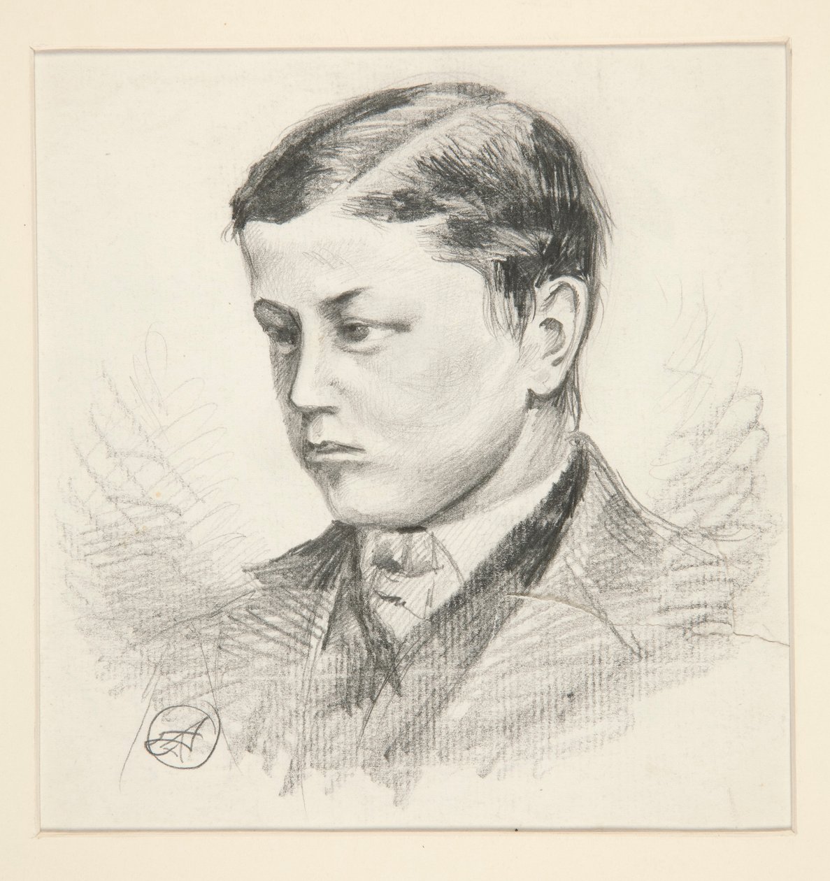 Retrato de un joven no identificado de Edwin Austin Abbey