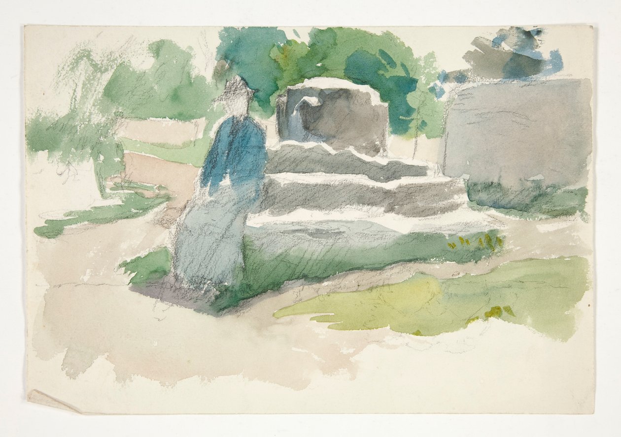 Boceto para de Edwin Austin Abbey