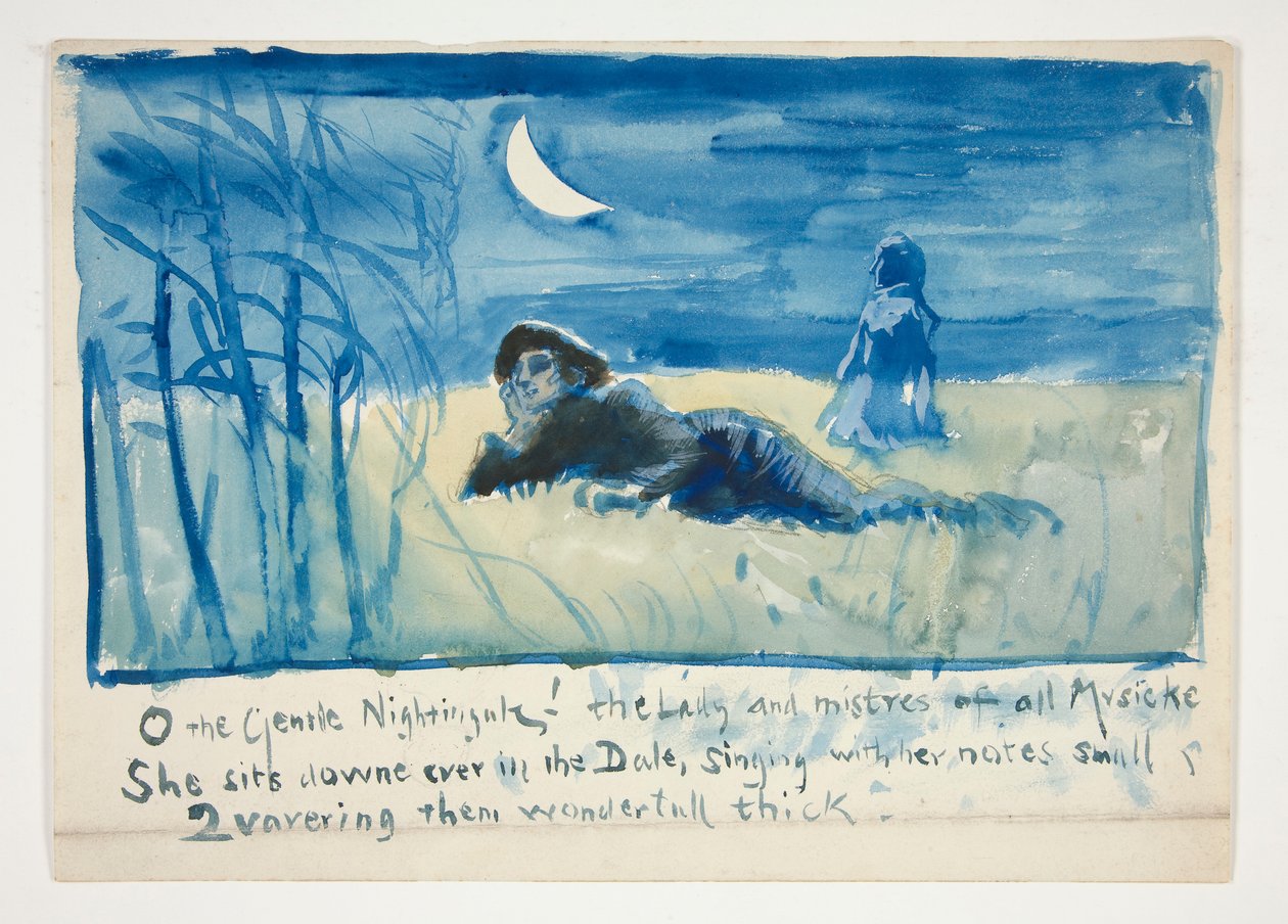 Boceto para de Edwin Austin Abbey