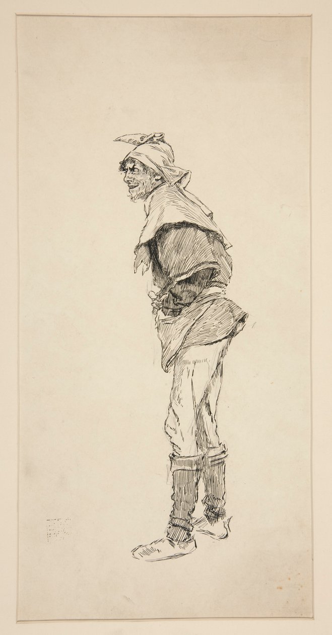 Estudio para el rey Enrique IV (Parte I) de Edwin Austin Abbey