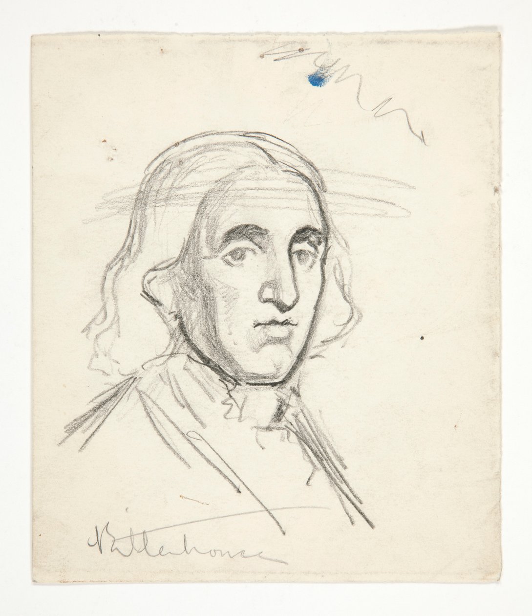 Estudio para Rittenhouse: boceto de mural para el edificio del capitolio estatal en Harrisburg, Pensilvania, 1902-1911 (completado por John Singer Sargent) de Edwin Austin Abbey