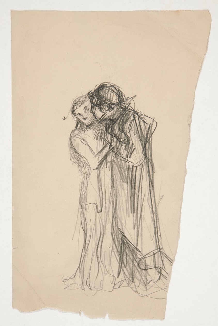 Estudio para la Duodécima Noche (?) de Edwin Austin Abbey
