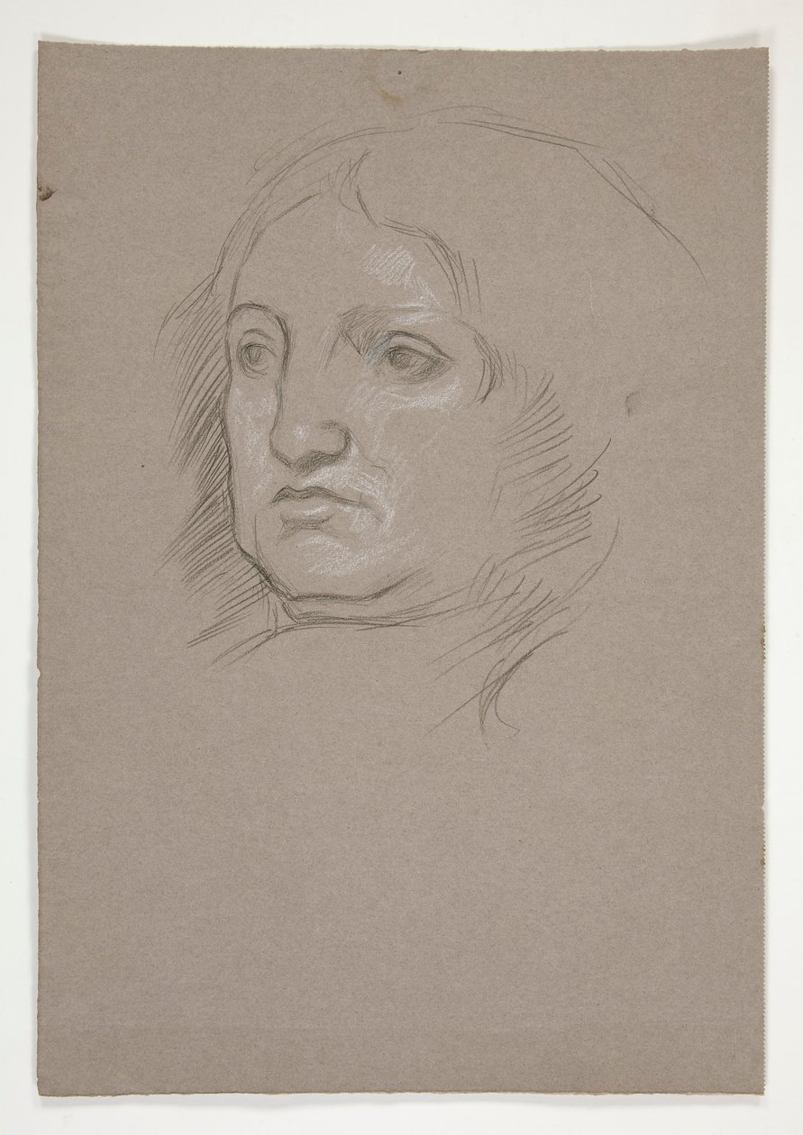 Estudio para William Penn: boceto de mural para el edificio del capitolio estatal en Harrisburg, Pensilvania, 1902-1911 (completado por John Singer Sargent) de Edwin Austin Abbey