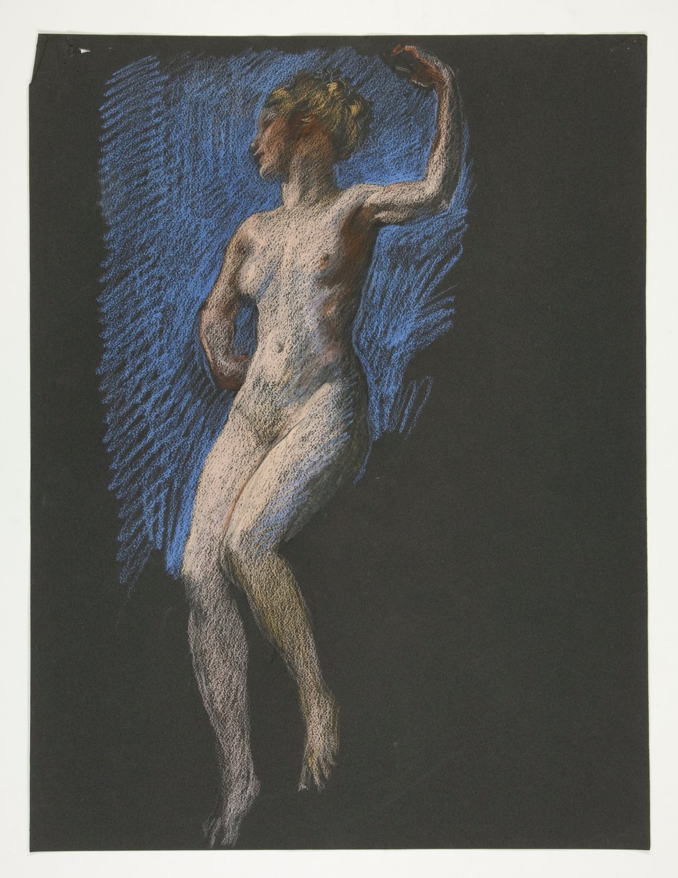 Estudio para figura de 4 pm en de Edwin Austin Abbey