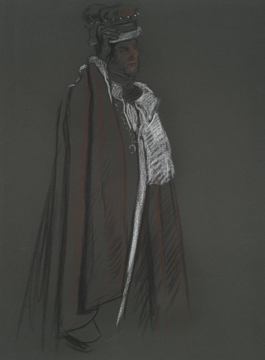 Estudio de pares para la coronación de Eduardo VII de Edwin Austin Abbey