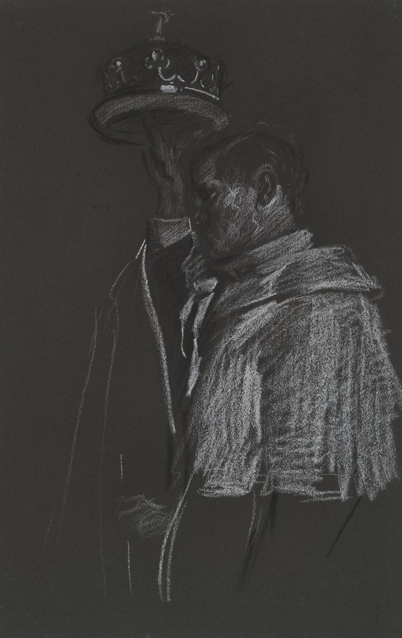 Estudio de pares para la coronación de Eduardo VII de Edwin Austin Abbey