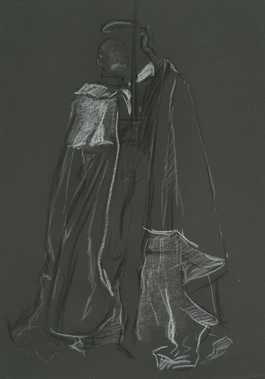 Estudio de pares para la coronación de Eduardo VII de Edwin Austin Abbey