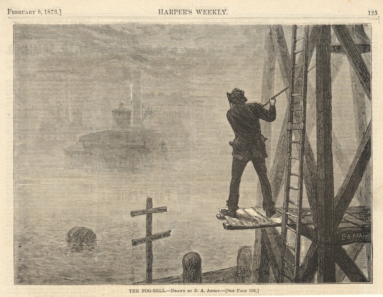 la campana de niebla de Edwin Austin Abbey