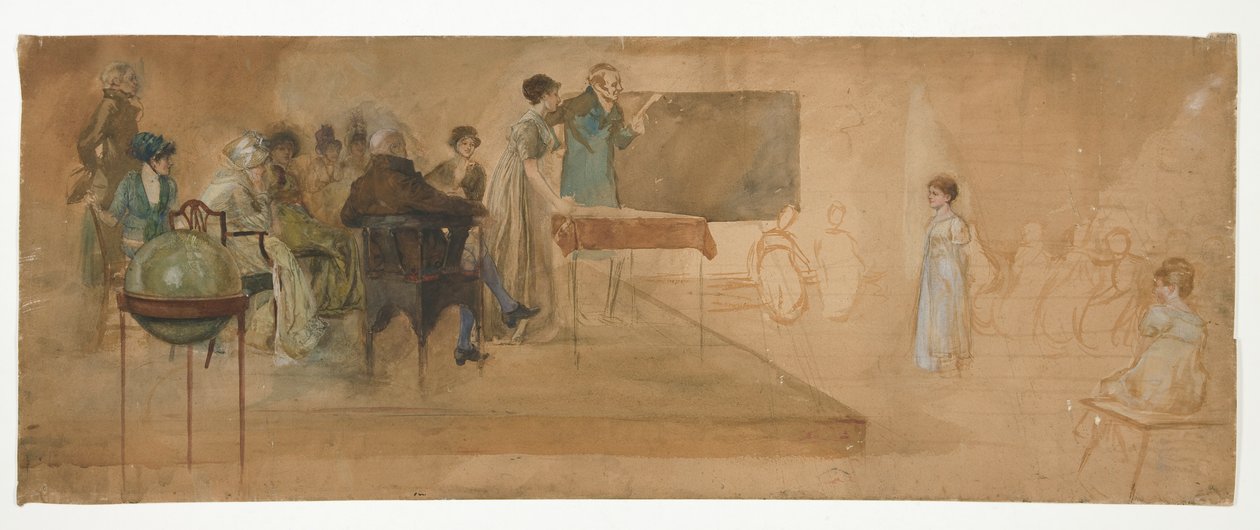 la recitación de Edwin Austin Abbey