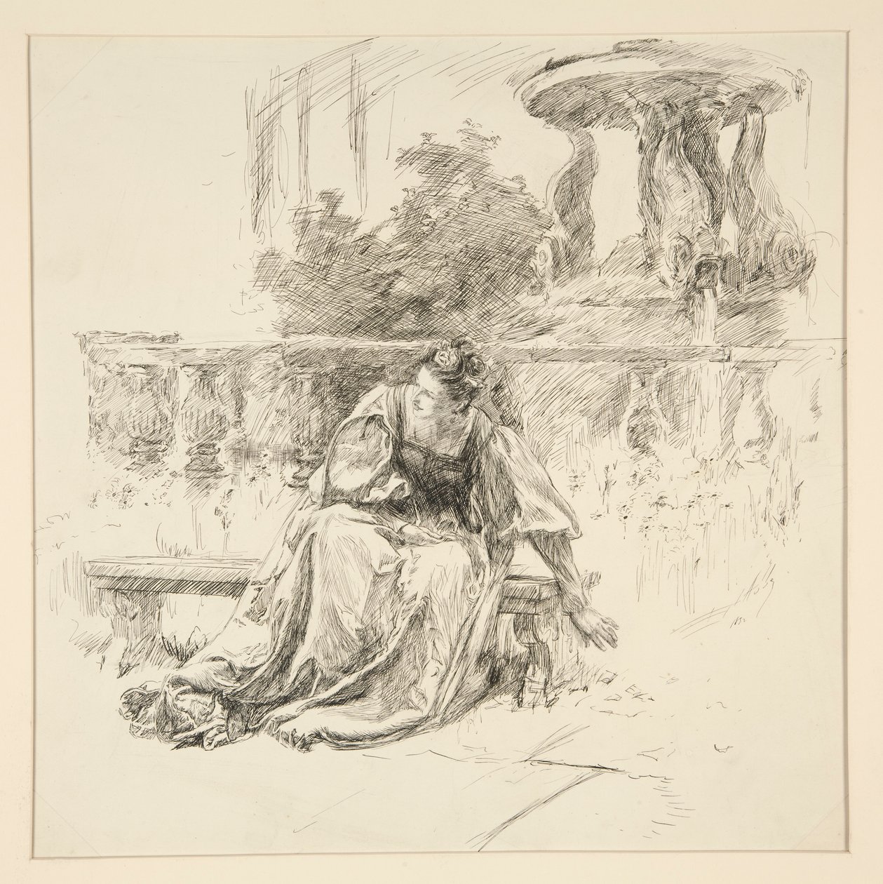 La carta rota, del Acto I, Escena II, Dos caballeros de Verona de Edwin Austin Abbey