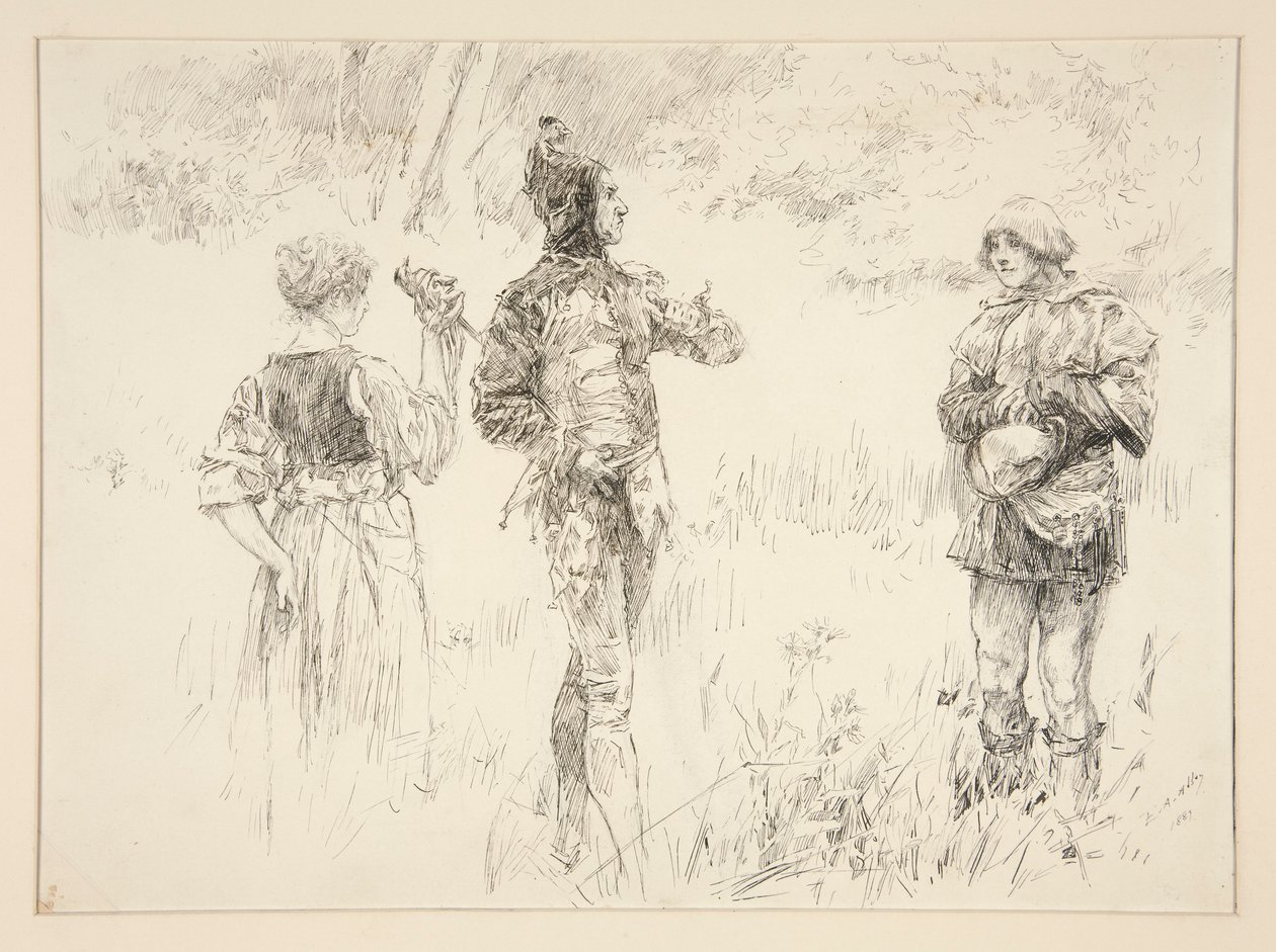 Piedra de toque: de Edwin Austin Abbey