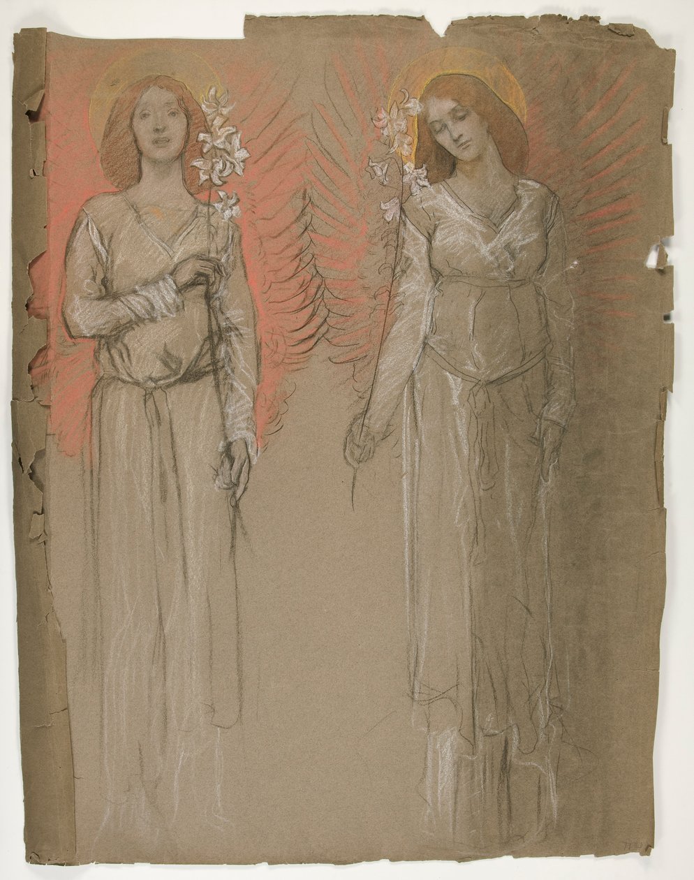 Dos ángeles de Edwin Austin Abbey