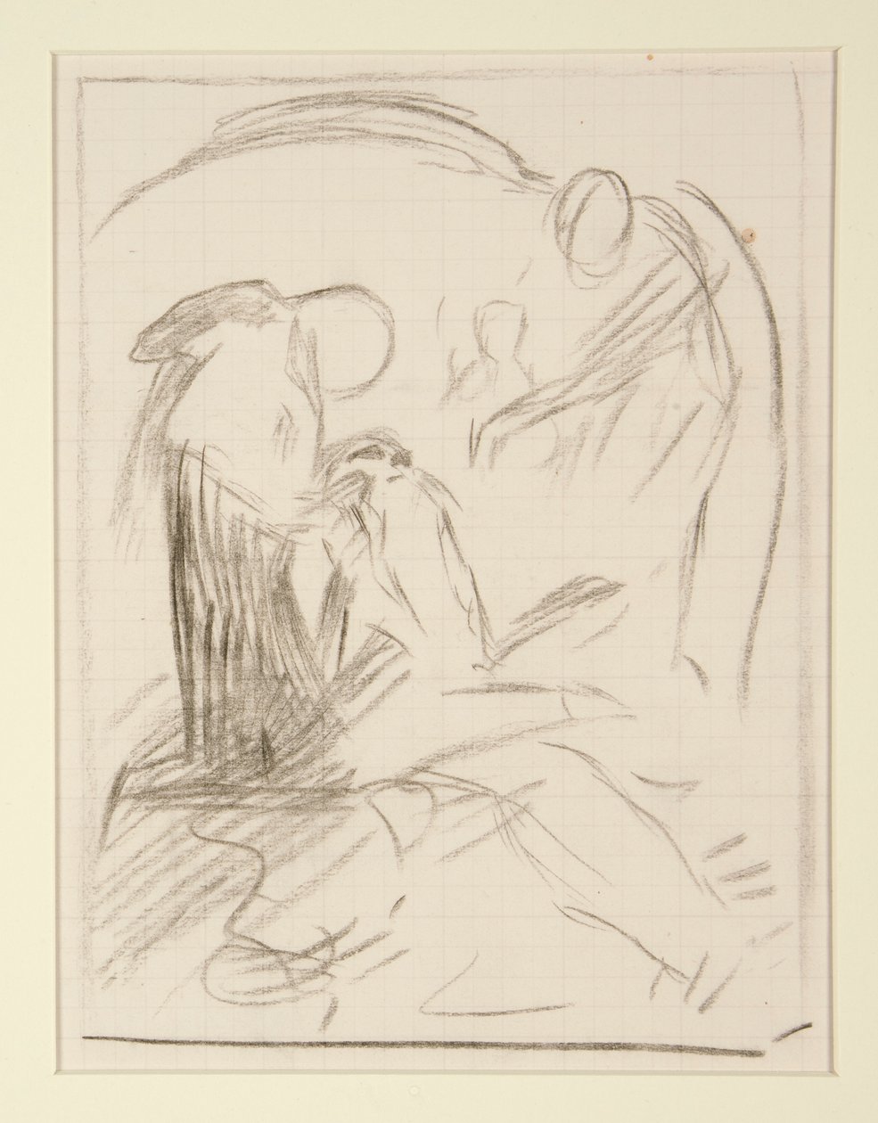 Dos estudios de composición para de Edwin Austin Abbey