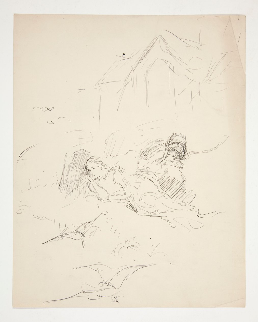 Ilustración no identificada de Edwin Austin Abbey