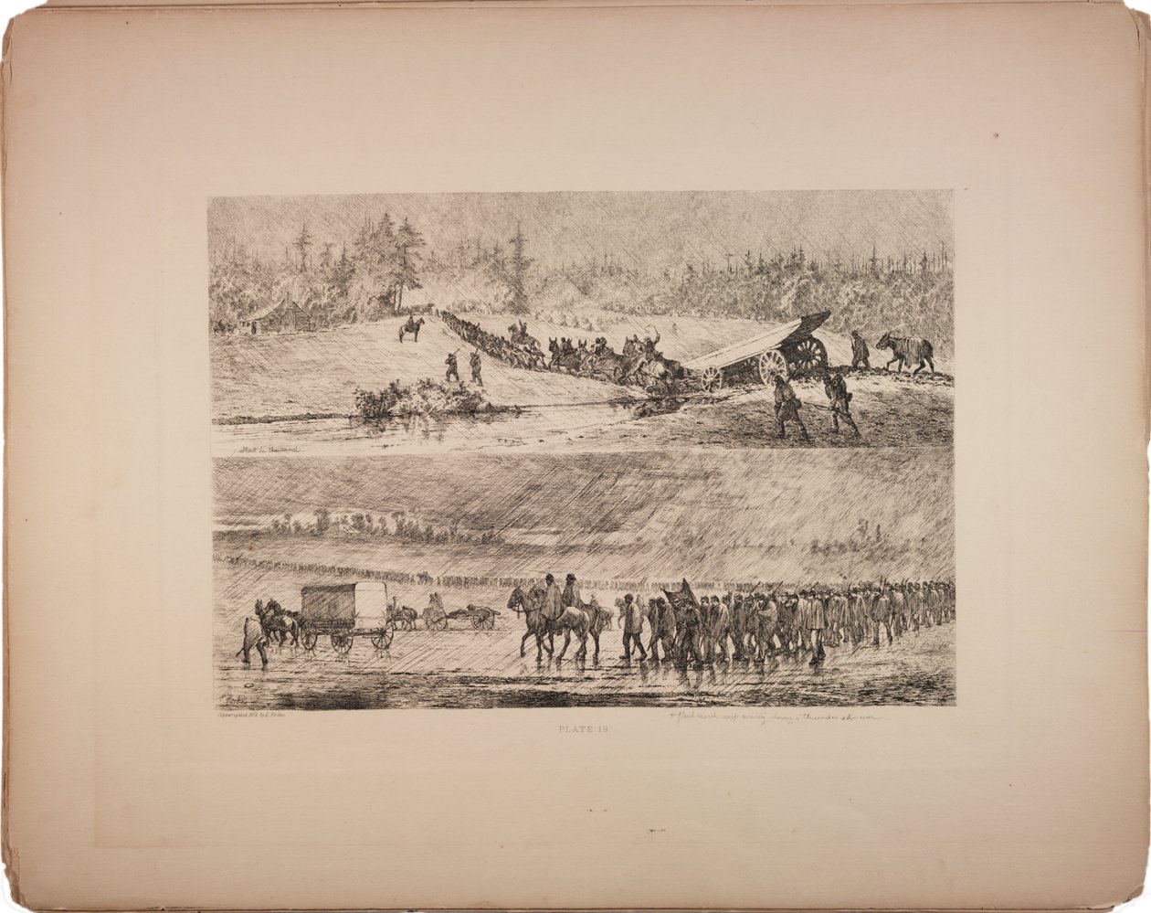 Atascado en el barro de Edwin Austin Forbes