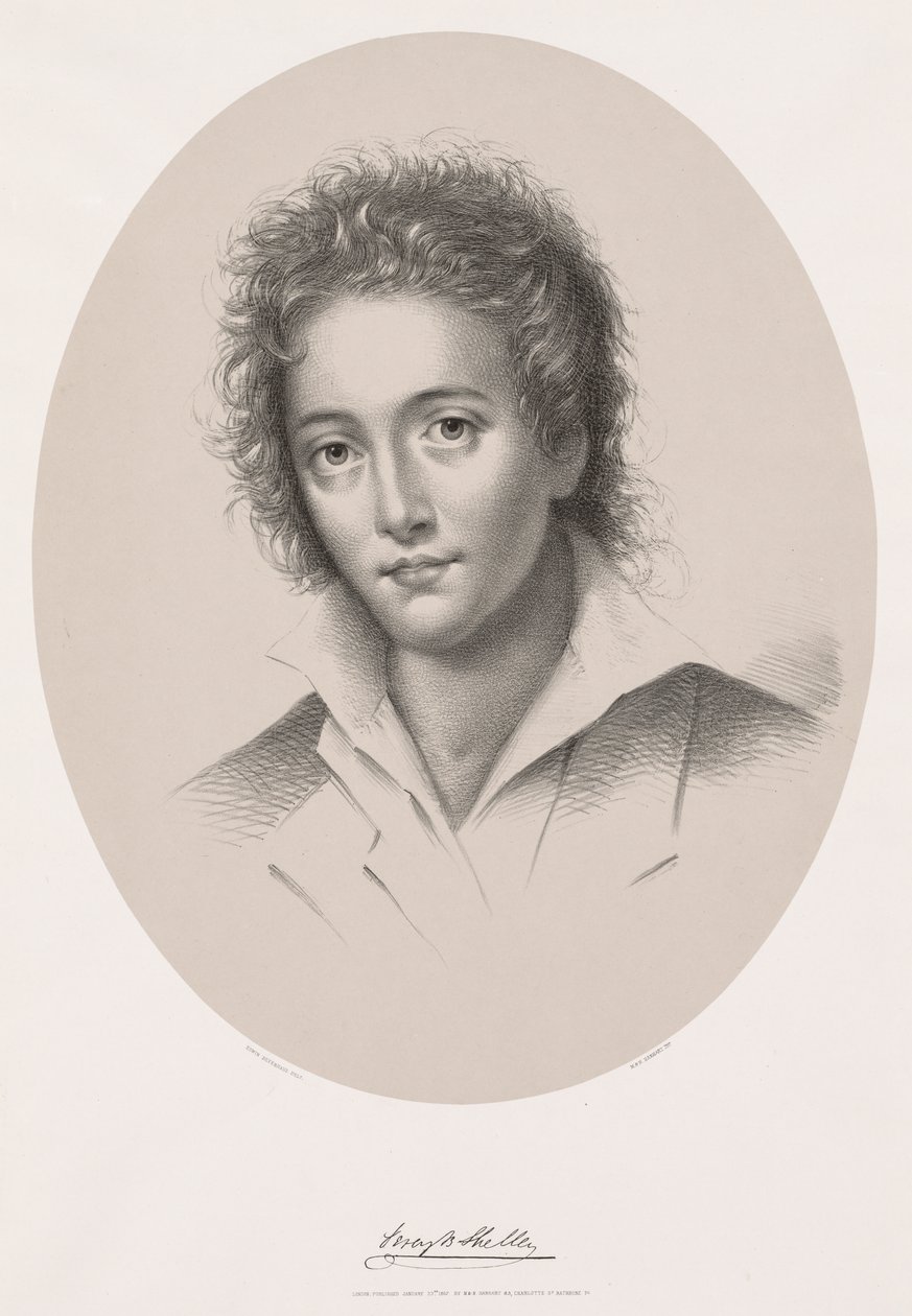 Percy Bysshe Shelley, 1867 de Edwin Beyerhaus