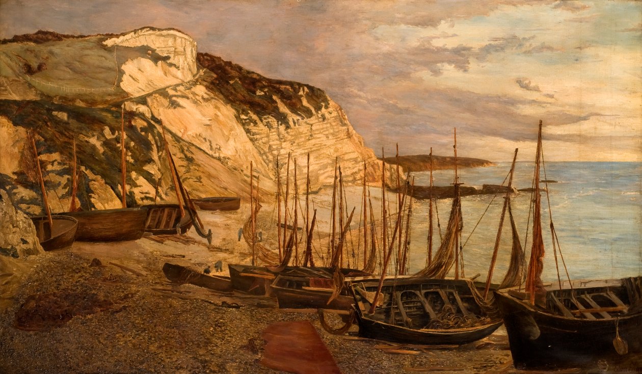 Beer Head, South Devon, c.1879 de Edwin Edwards