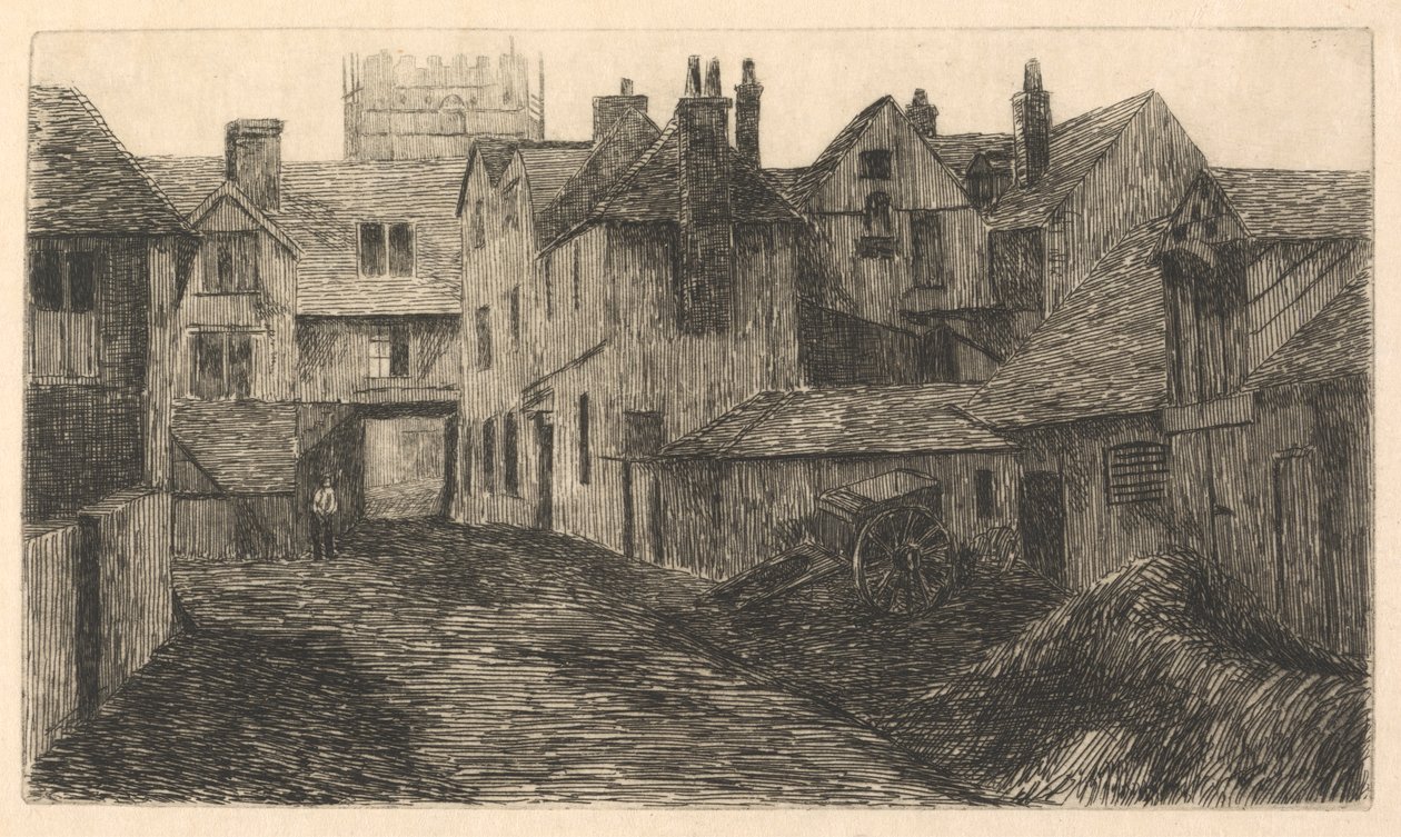 Bell Inn, Edmonton, Vista trasera - Suburbio exterior - Norte de Edwin Edwards