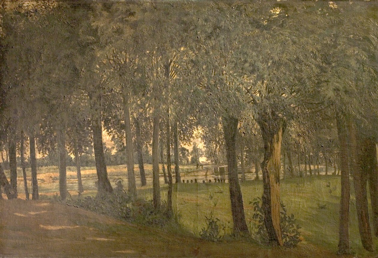 Bajo los sauces, Sunbury-on-Thames, Middlesex de Edwin Edwards