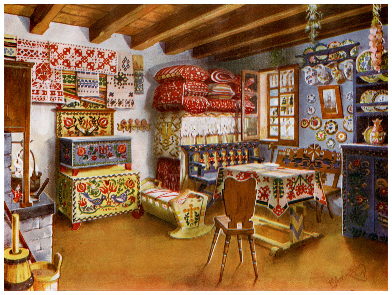 Muebles campesinos austrohúngaros, 1911-1912 de Edwin Foley