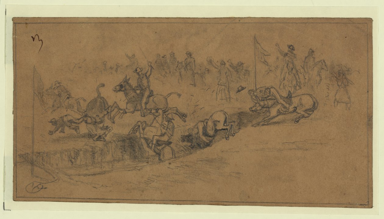 Día de San Patricio en el ejército: la carrera de mulas de Edwin Forbes