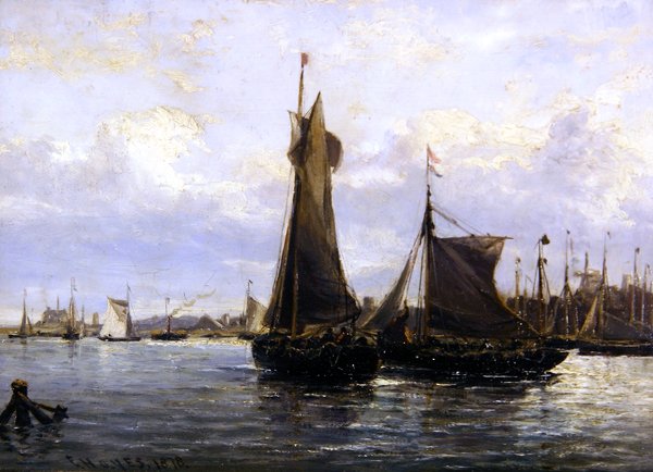Puerto de Gorlston, 1878 de Edwin Hayes