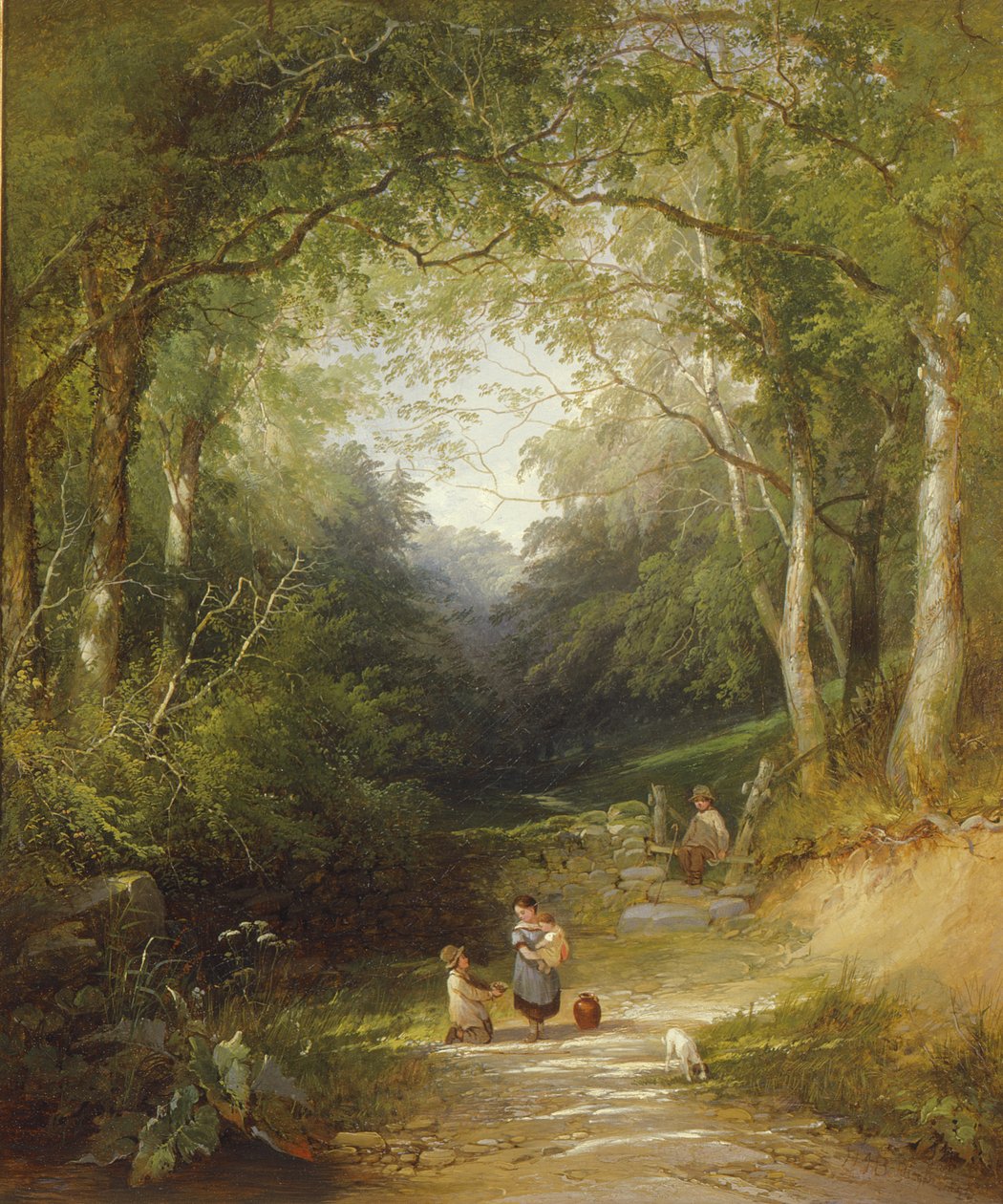 Un Camino a Través del Bosque de Edwin Henry Boddington