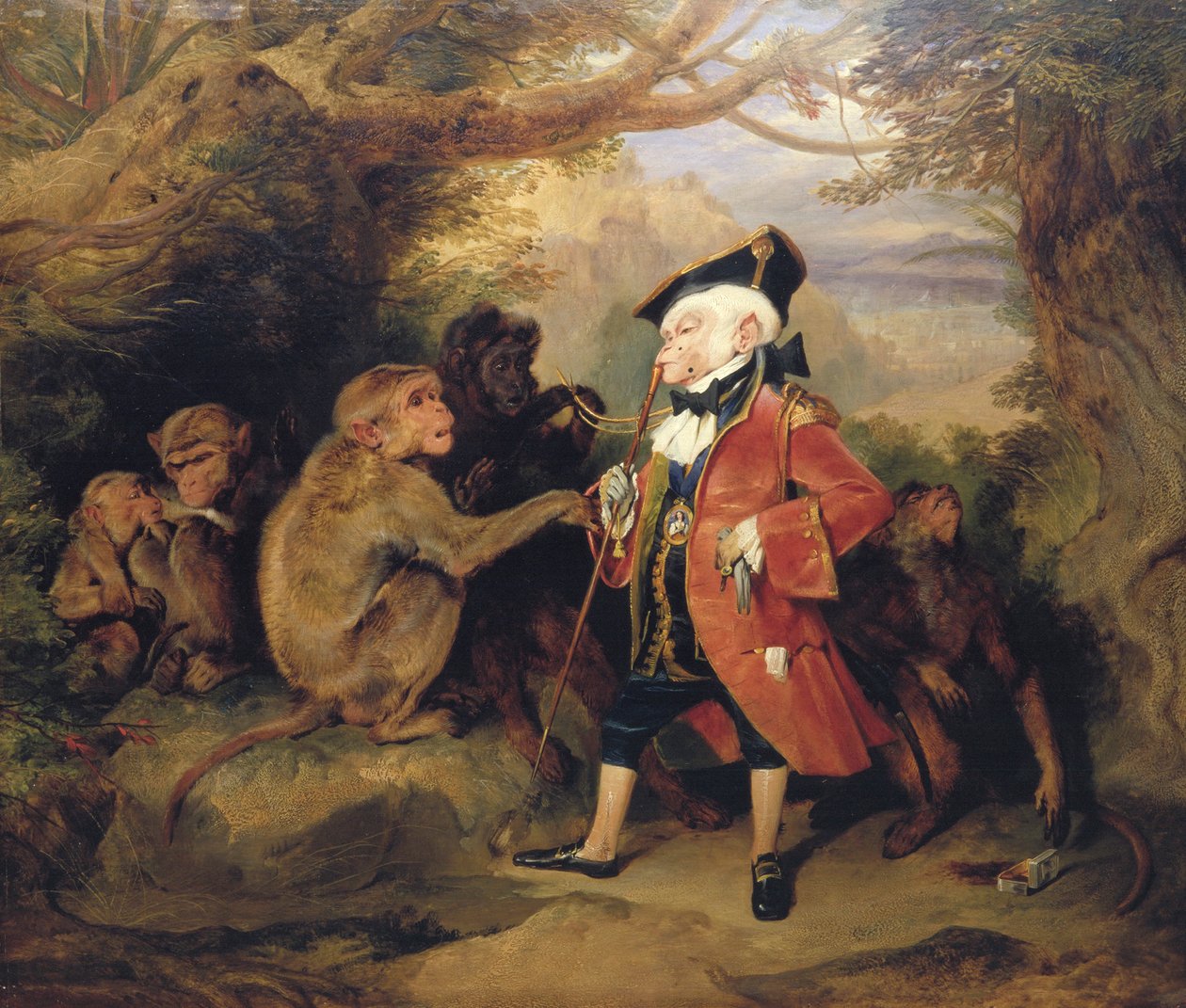 El mono viajero, 1827 de Edwin Henry Landseer