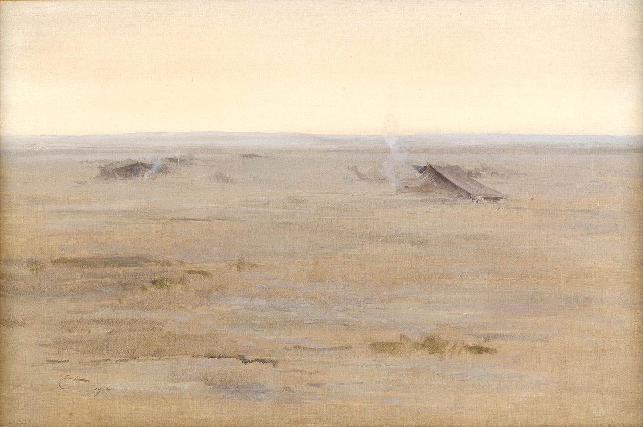 Campamento en el desierto de Edwin John Alexander