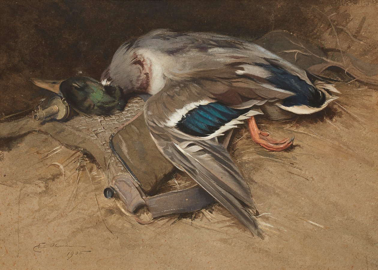 Pato Mallard de Edwin John Alexander