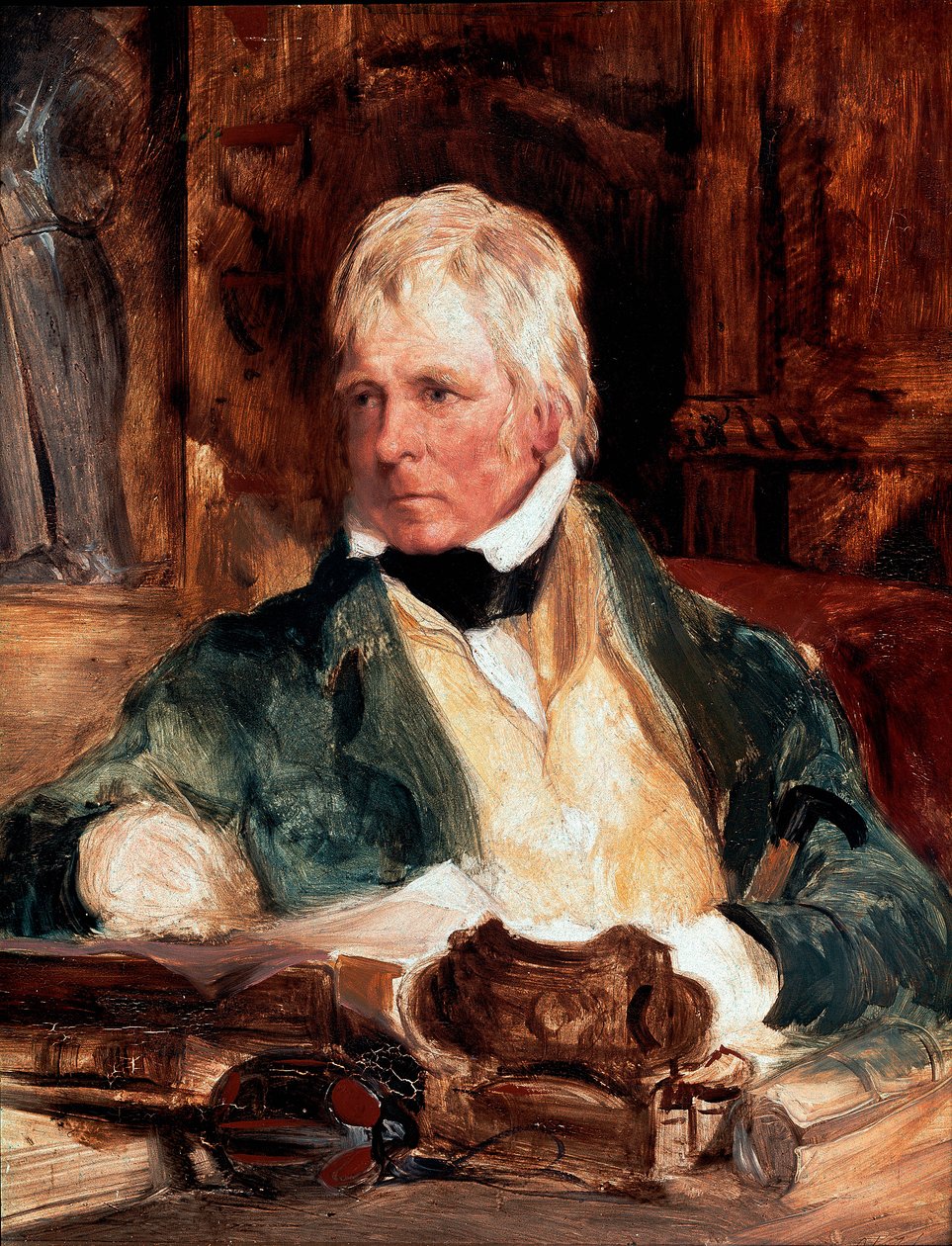 Retrato de Walter Scott, escritor escocés de Edwin Landseer