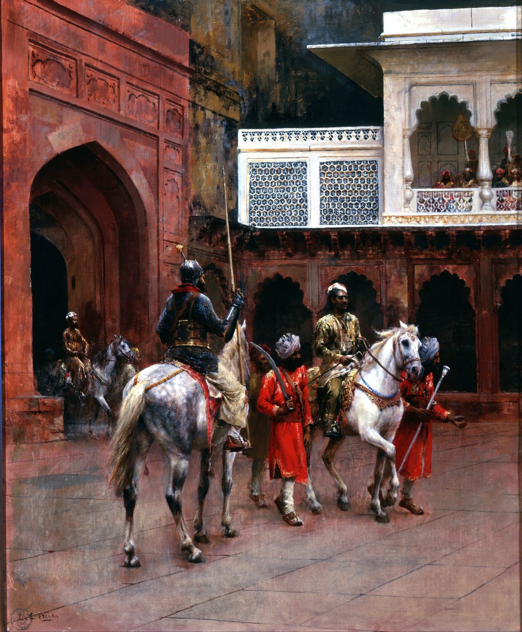 Príncipe indio, Palacio de Agra de Edwin Lord Weeks