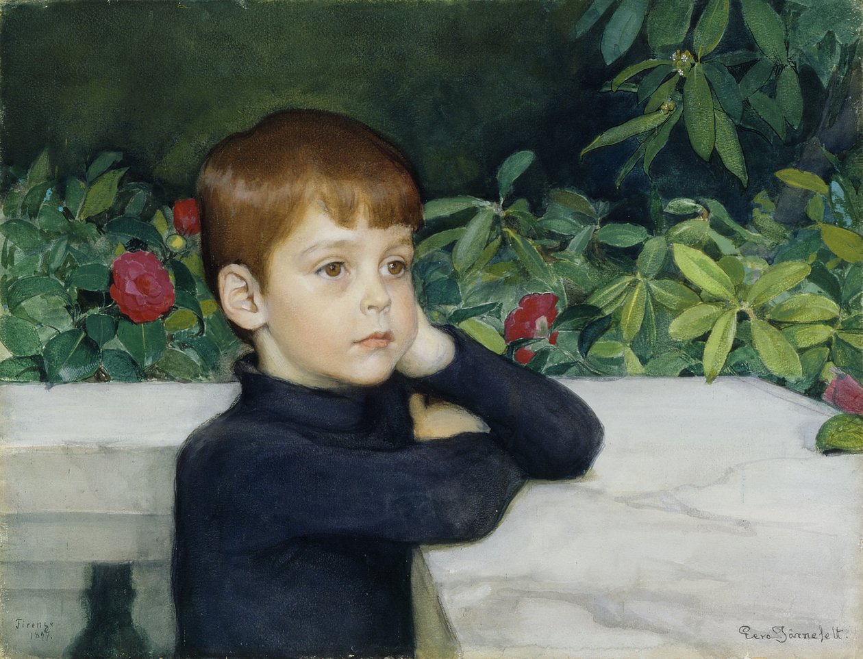 Retrato del hijo del artista (Heikki Järnefelt) de Eero Järnefelt