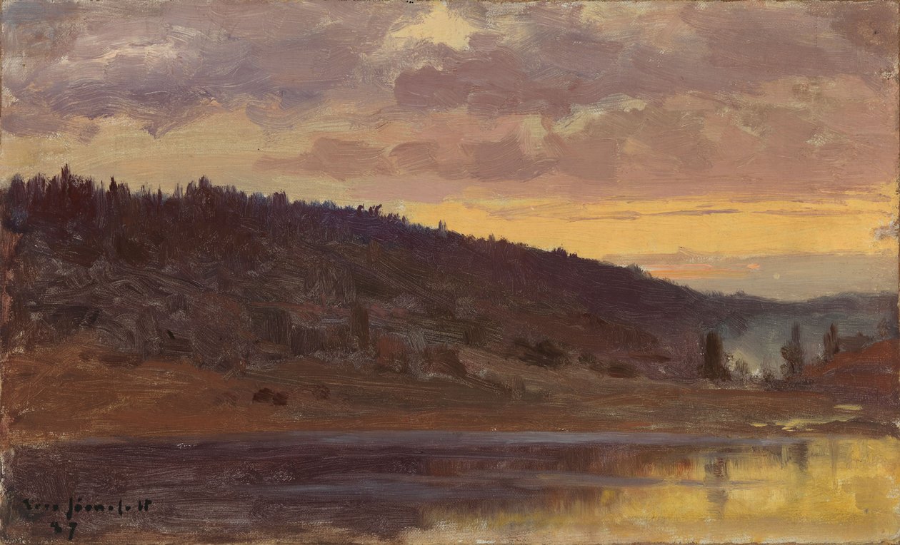 Tras la puesta de sol de Eero Järnefelt