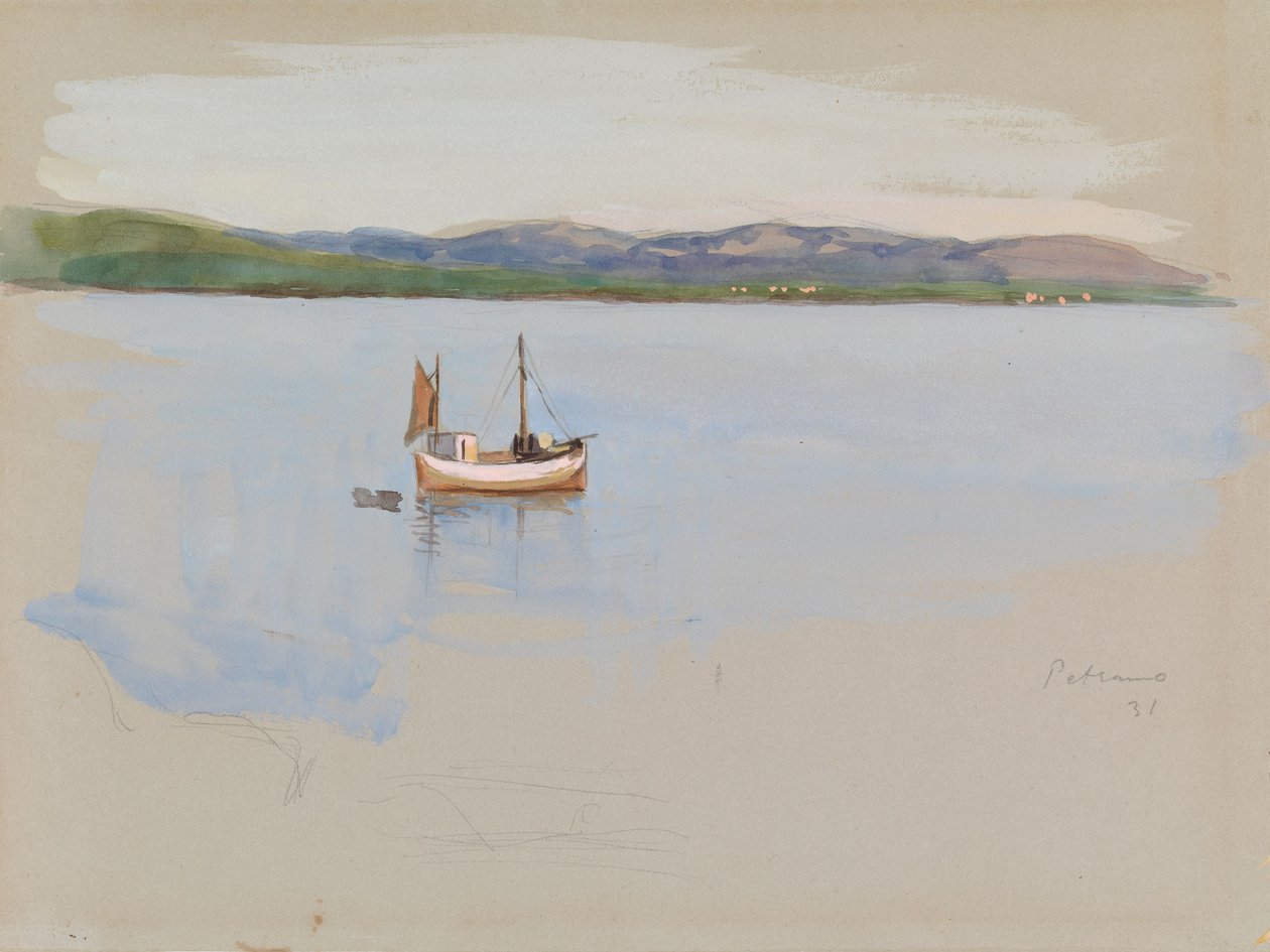 Barco pesquero de Eero Järnefelt