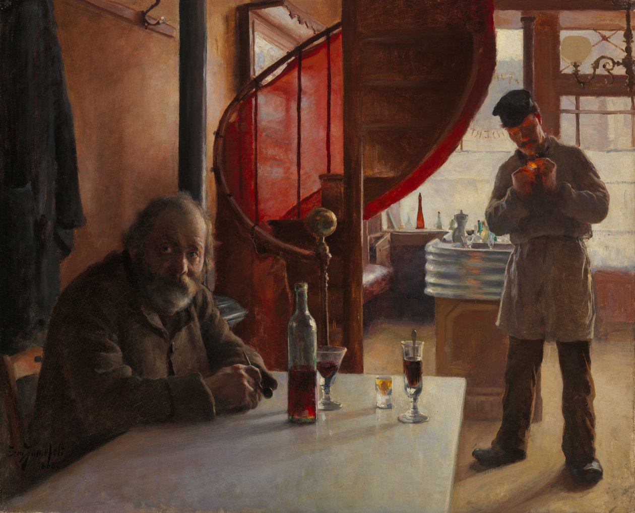 Bar de vinos francés de Eero Järnefelt