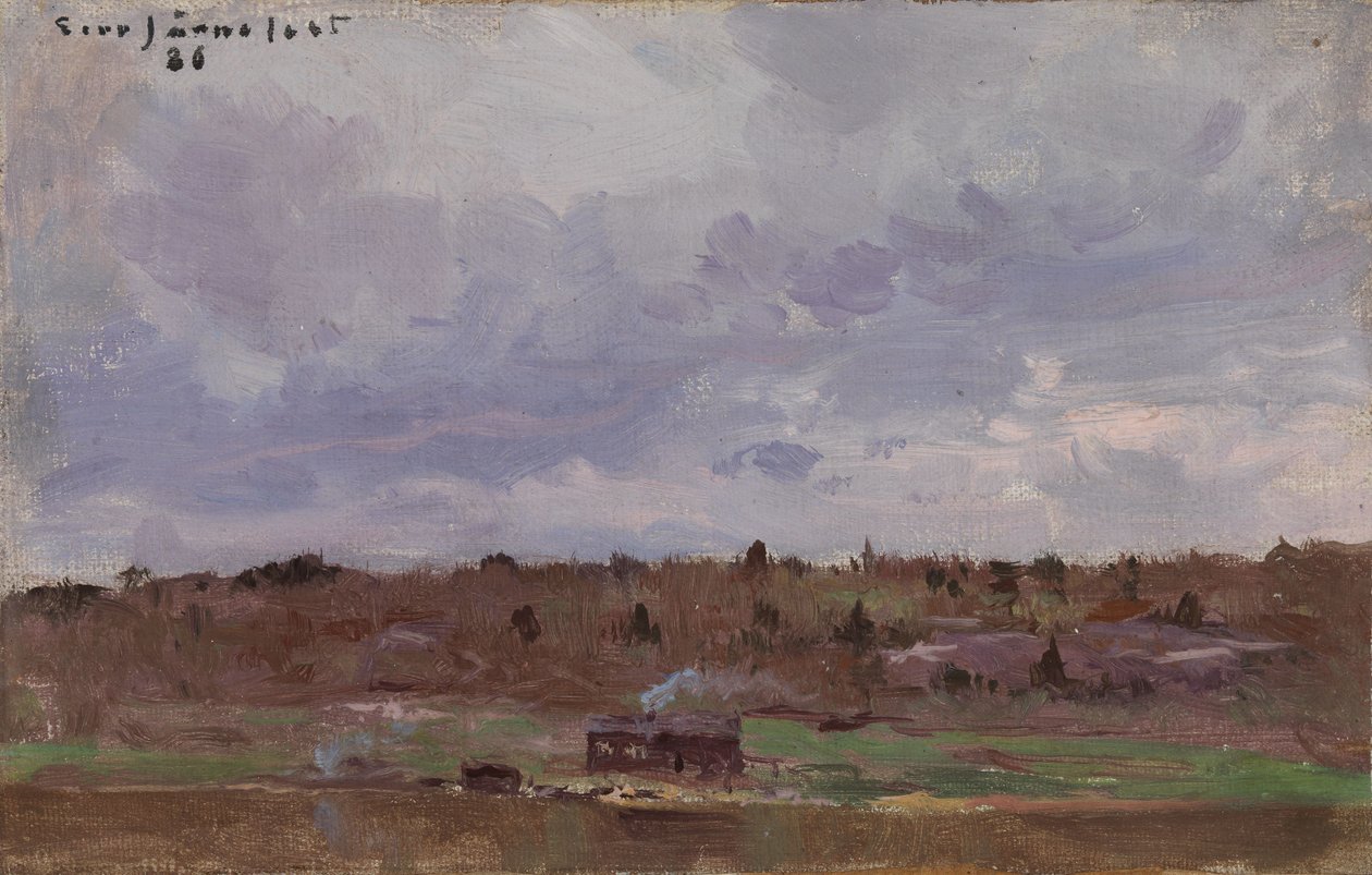 Paisaje con granja de Eero Järnefelt
