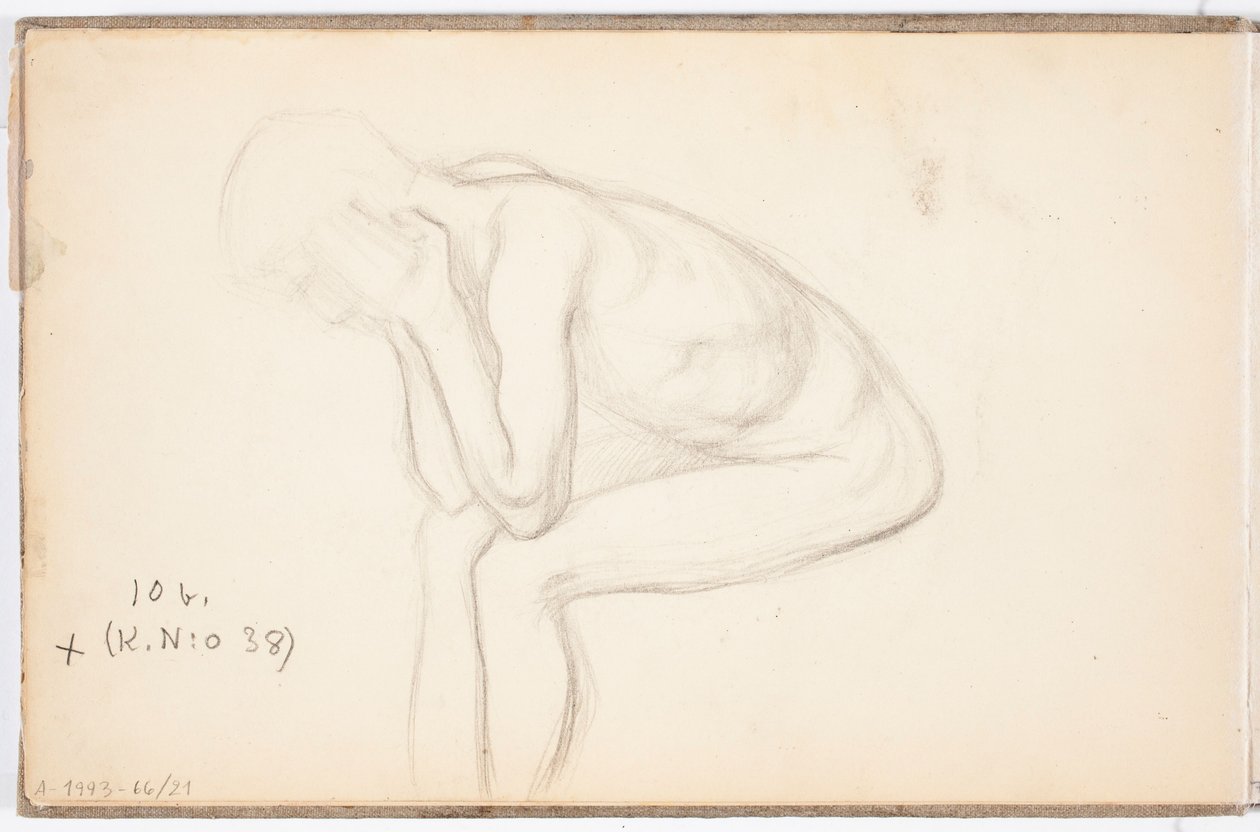 Hombre sentado de Eero Järnefelt