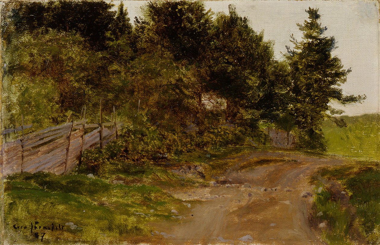 Sendero en el bosque de Eero Järnefelt
