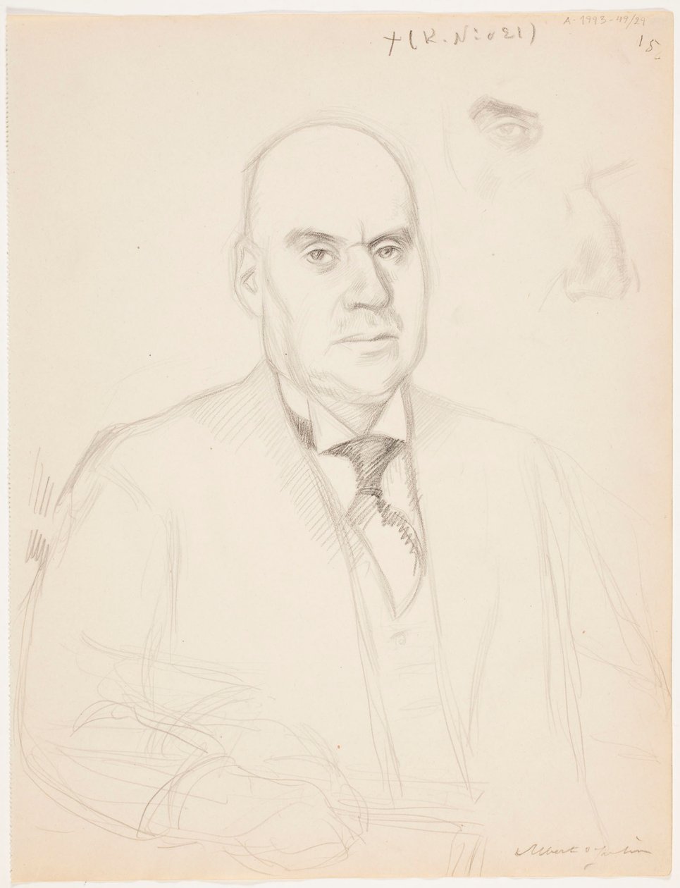 Retrato de un hombre de Eero Järnefelt