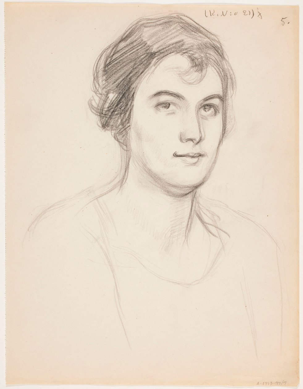 Retrato de una mujer de Eero Järnefelt